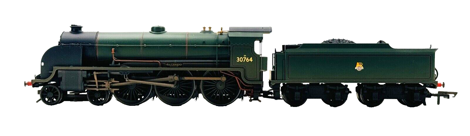 HORNBY 00 GAUGE - R2581 - BR GREEN 4-6-0 CLASS N15 'SIR GAWAIN' WEATHERED BOXED