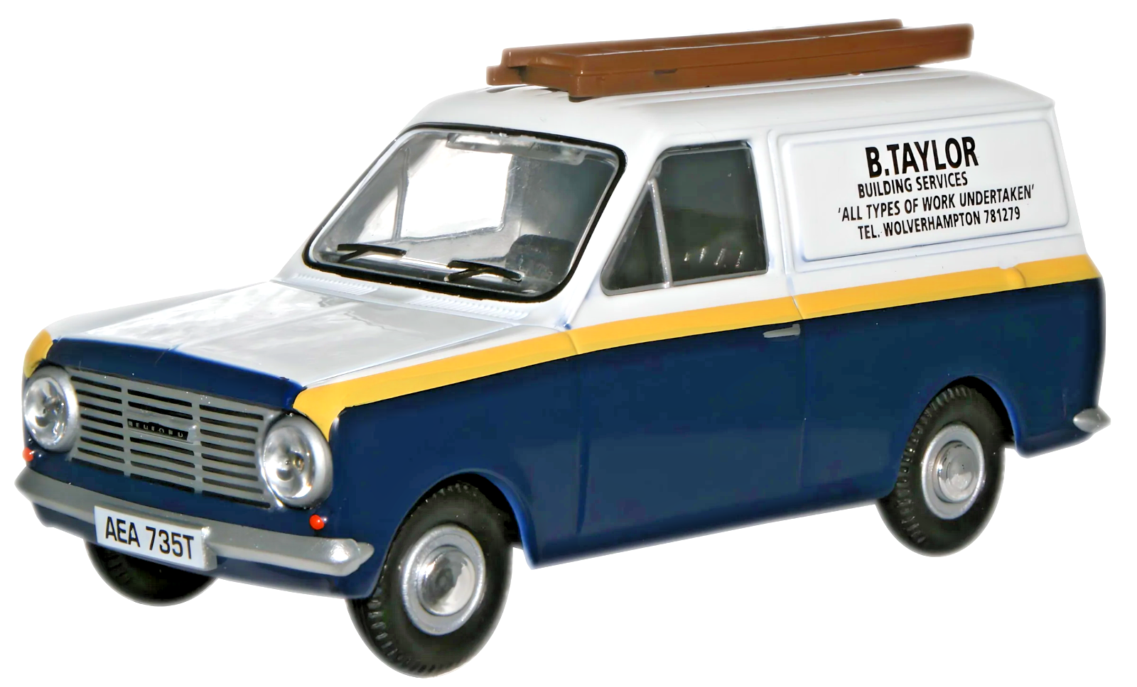 OXFORD DIECAST 1/43 SCALE - HA021 - B TAYLOR BUILDERS AUF WIEDERSEHEN VAN - NEW