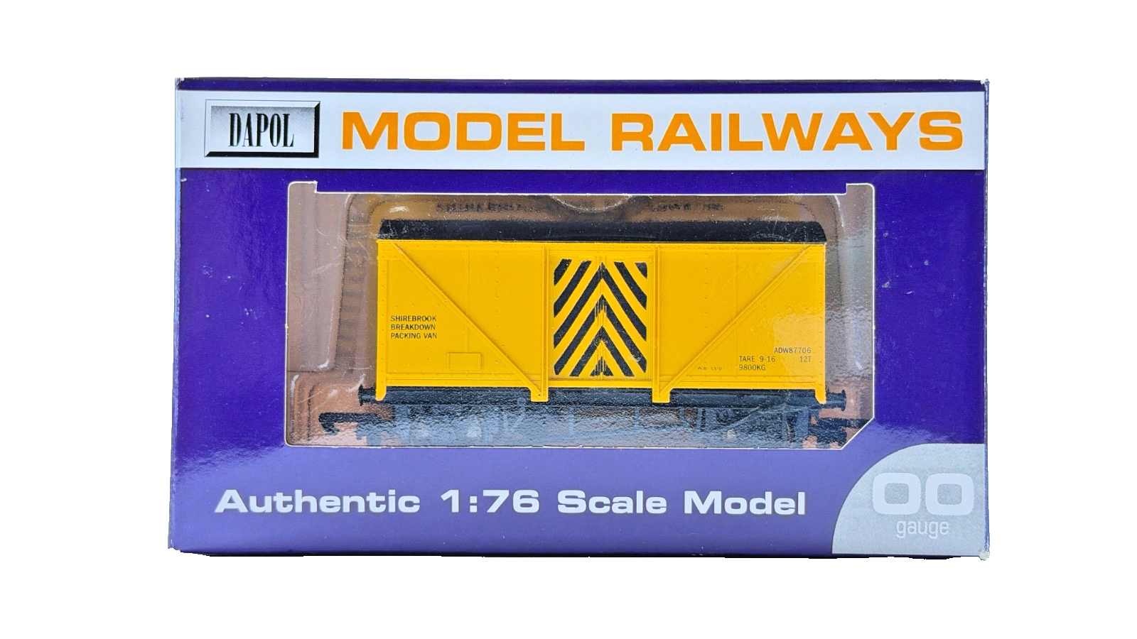 DAPOL 00 GAUGE - SHIREBROOK BREAKDOWN PACKING VAN ENG YELLOW (LIMITED EDITION)