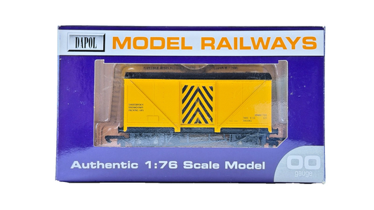 DAPOL 00 GAUGE - SHIREBROOK BREAKDOWN PACKING VAN ENG YELLOW (LIMITED EDITION)