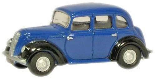 OXFORD DIECAST 1/76 SCALE - 76MES001 - BLUE MORRIS EIGHT E SALOON - NEW