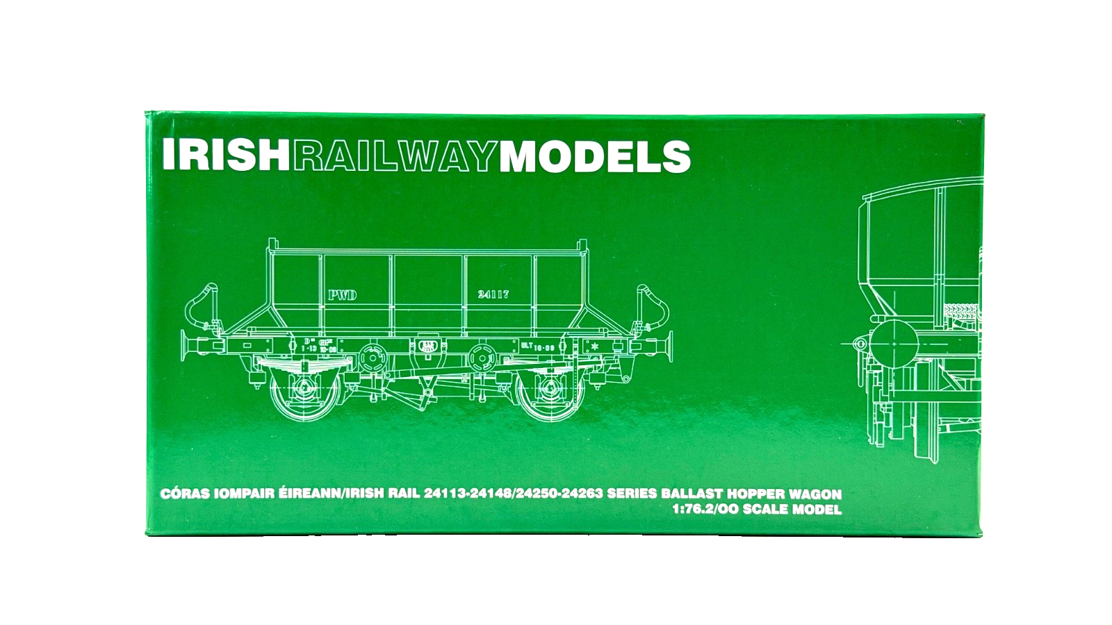 IRISH RAILWAY MODELS 00 GAUGE - IRM1031-CIE-B - CIE IRISH BALLAST WAGON PACK