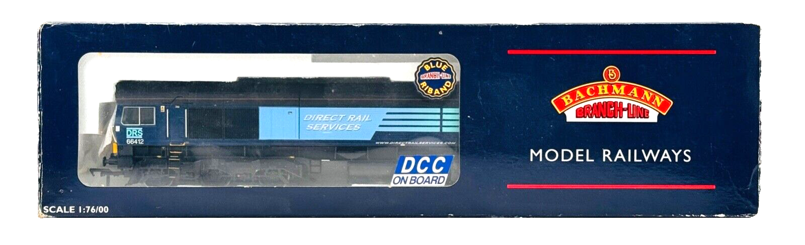 BACHMANN 00 GAUGE - 32-976DC - CLASS 66 DIESEL 66412 DRS PAUL CHETTER DCC SOUND