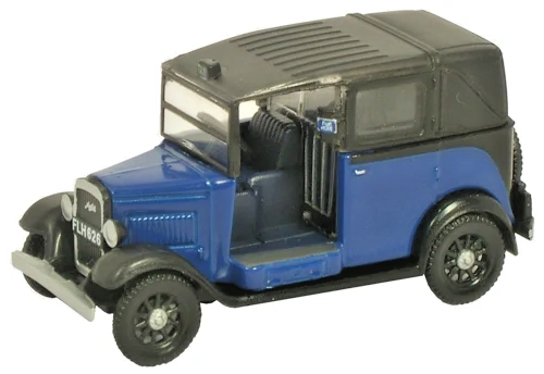 OXFORD DIECAST 1/76 SCALE - 76AT002 - AUSTIN TAXI OXFORD BLUE - NEW