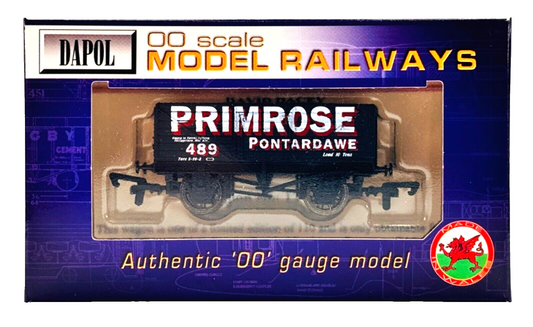 DAPOL 00 GAUGE - PRIMROSE COLLIERY OF PONTARDAWE WAGON NO.489 (LIMITED EDITION)