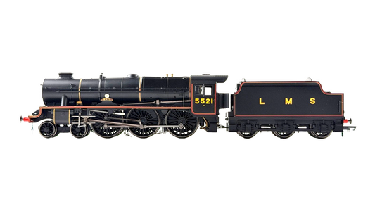 HORNBY OO GAUGE - R3614 - LMS BLACK 4-6-0 PATRIOT CLASS (REBUILT) RHYL NO.5521