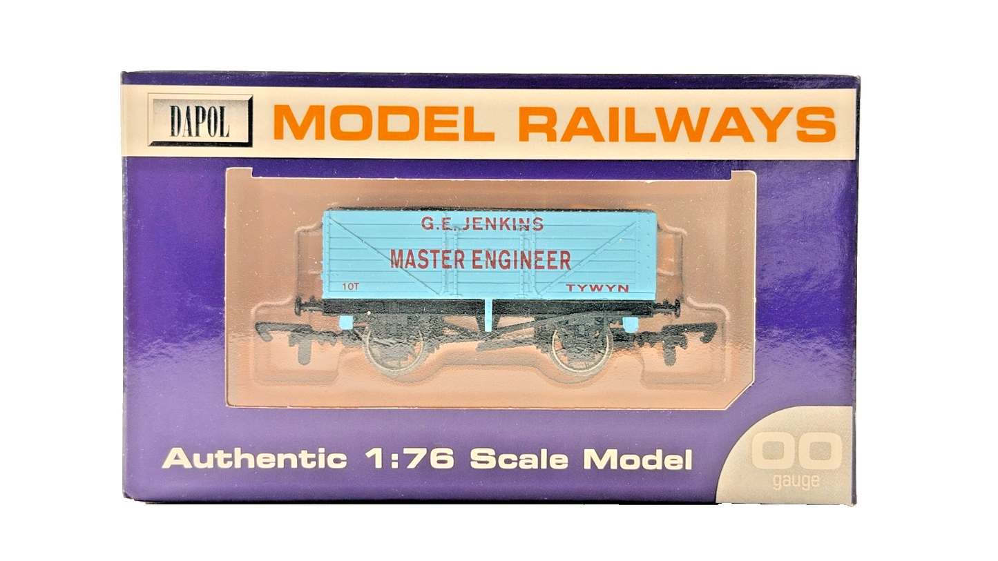 DAPOL 00 GAUGE - G E JENKINS MASTER ENGINEER TYWYN PLANK WAGON (LIMITED EDITION)