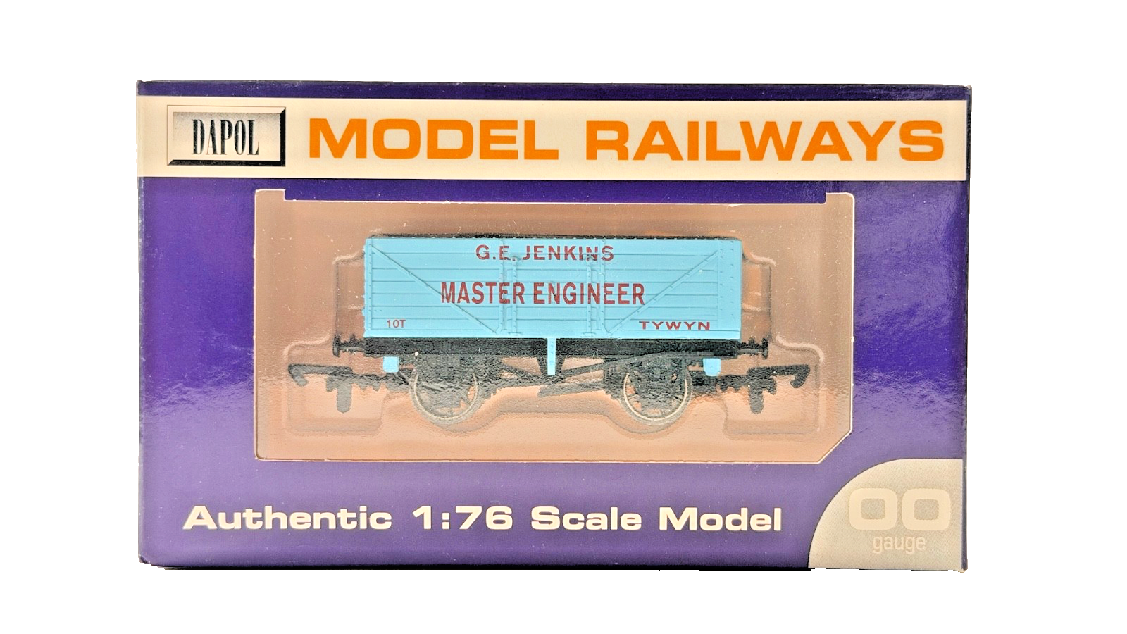 DAPOL 00 GAUGE - G E JENKINS MASTER ENGINEER TYWYN PLANK WAGON (LIMITED EDITION)