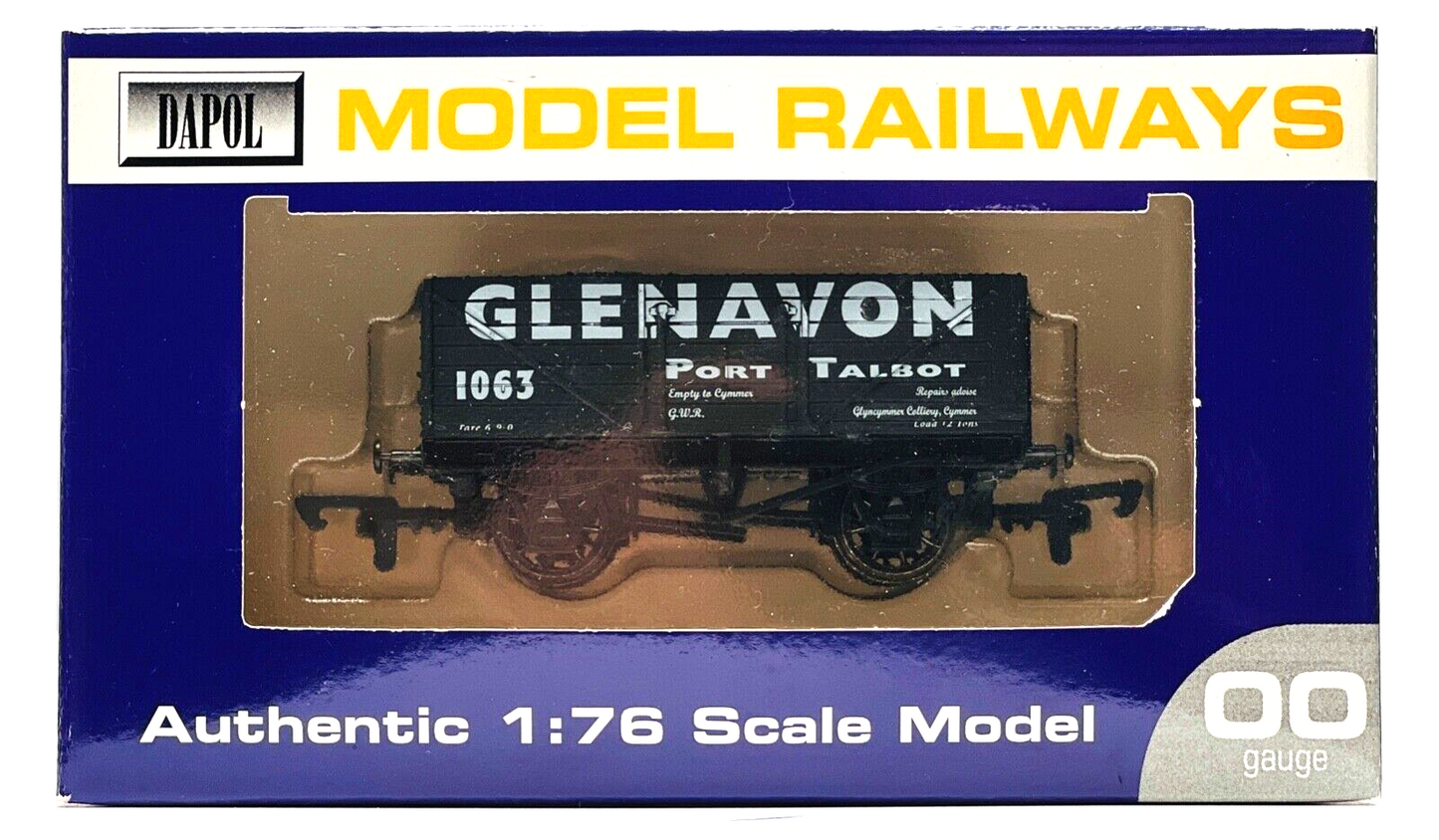 DAPOL 00 GAUGE - 'GLENAVON' PORT TALBOT PLANK WAGON 1063 WALES (LIMITED EDITION)