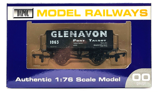 DAPOL 00 GAUGE - 'GLENAVON' PORT TALBOT PLANK WAGON 1063 WALES (LIMITED EDITION)