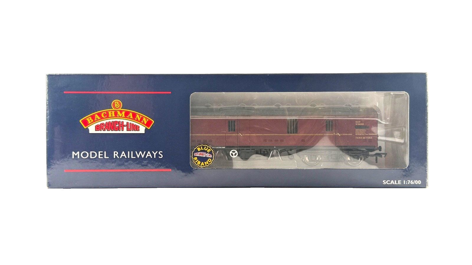 BACHMANN OO GAUGE - 39-271 - BR MK1 GUV BR MAROON - BOXED