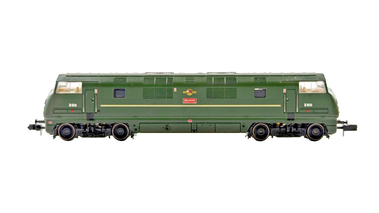 GRAHAM FARISH N GAUGE - 371-602 - CLASS 42 DIESEL D814 'DRAGON' BR GREEN BOXED