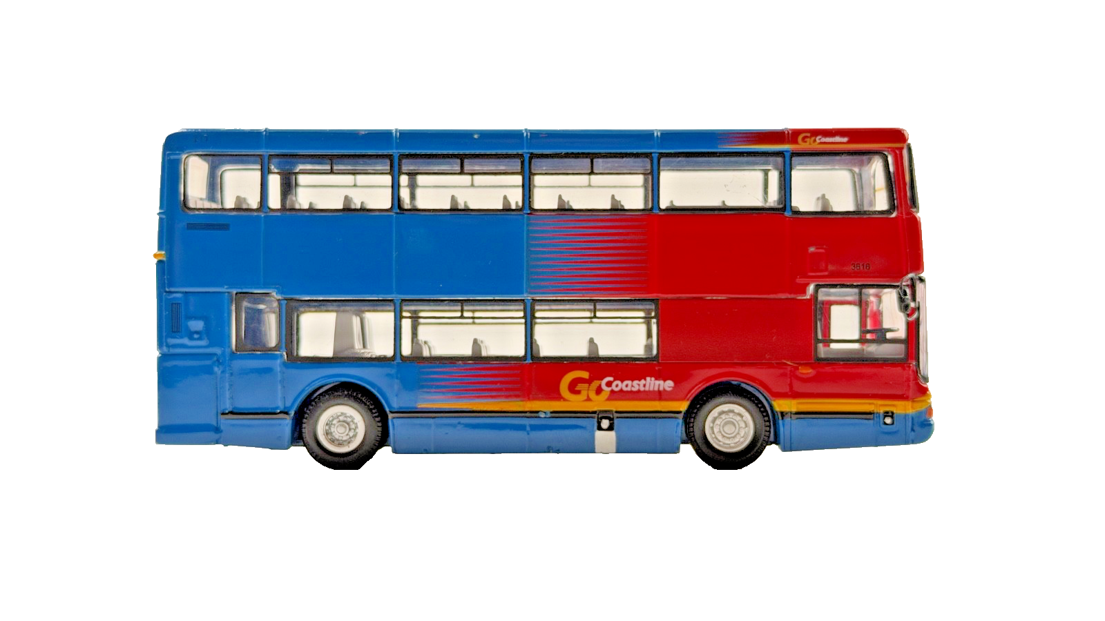 CORGI 1/76 SCALE - PLAXTON PALATINE GO COASTLINE NEWCASTLE BUS UNBOXED