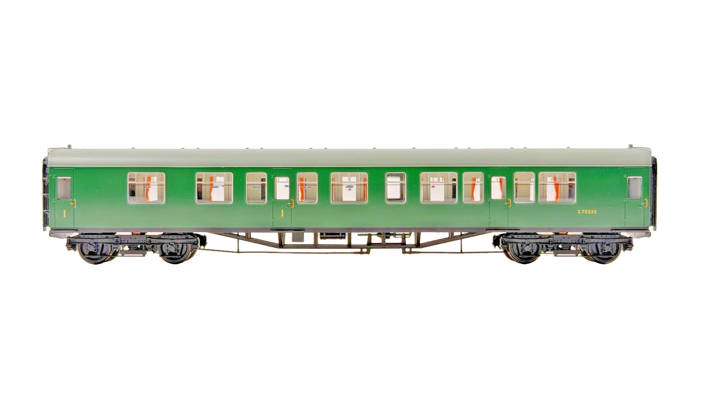 BACHMANN OO GAUGE - 31-425 - 4CEP EMU 7105 LATE SR SOUTHERN MULTIPLE UNIT GREEN