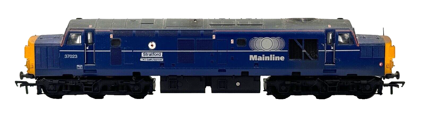 BACHMANN 00 GAUGE - CLASS 37 DIESEL 37023 MAINLINE 'STRATFORD TMD' BENS RESPRAYS