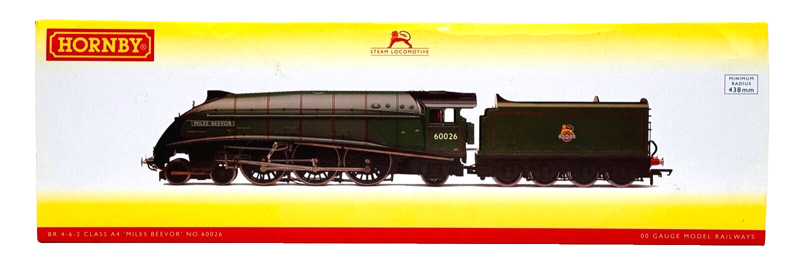 HORNBY 00 GAUGE - R3522 - CLASS A4 'SIR MURROUGH WILSON' 60002 - DCC TTS SOUND