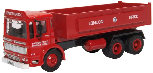 OXFORD DIECAST 1/76 SCALE - 76TIP005 - AEC ERGOMATIC LONDON BRICKS TIPPER - NEW