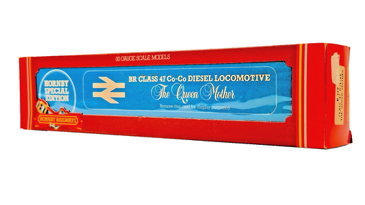 HORNBY 00 GAUGE - R319 - CLASS 47 DIESEL 47541 BR BLUE THE QUEEN MOTHER BOXED