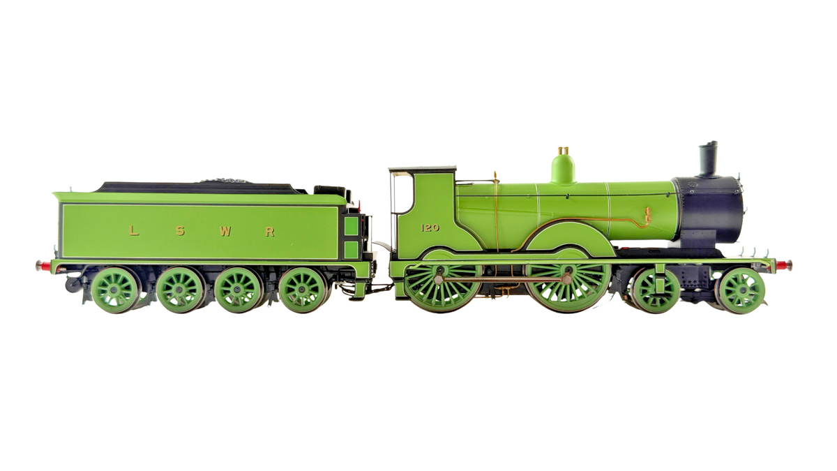 HORNBY OO GAUGE - R3863 - LSWR GREEN T9 CLASS 4-4-0 LOCOMOTIVE NO.120 NRM