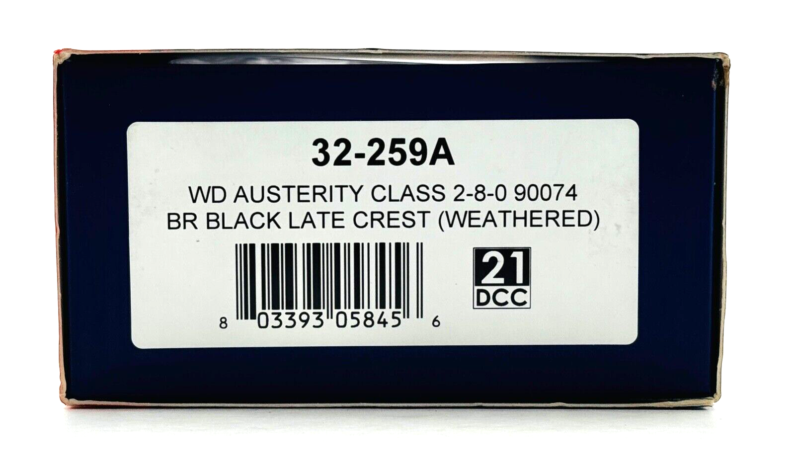 BACHMANN 00 GAUGE - 32-259A - WD AUSTERITY CLASS 2-8-0 90074 BR BLACK WEATHERED