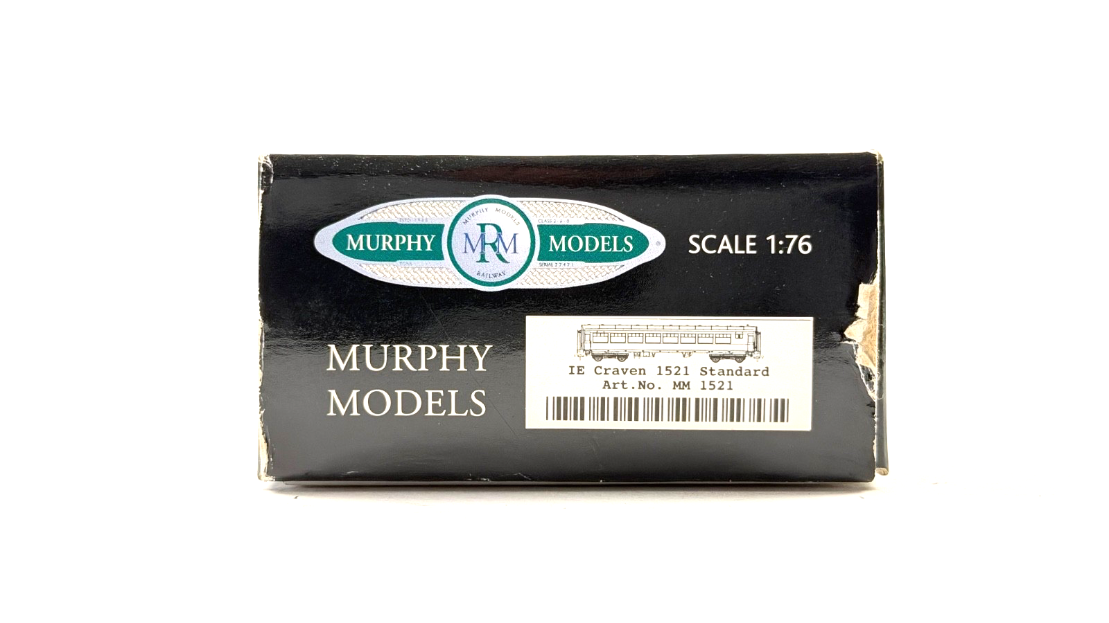 MURPHY MODELS 00 GAUGE - MM1521 - IE CRAVEN 1521 COACH IRISH RAILWAYS ORANGE