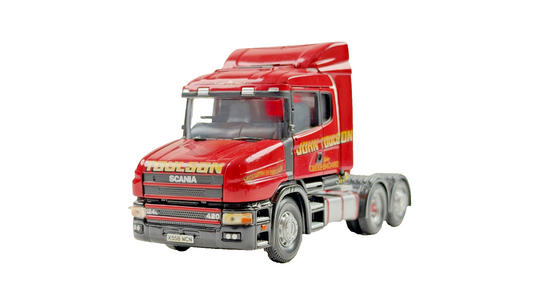 CORGI 1/50 SCALE DIECAST JOHN TOULSON SCANIA T CAB TRACTOR + MIRRORS UNBOXED