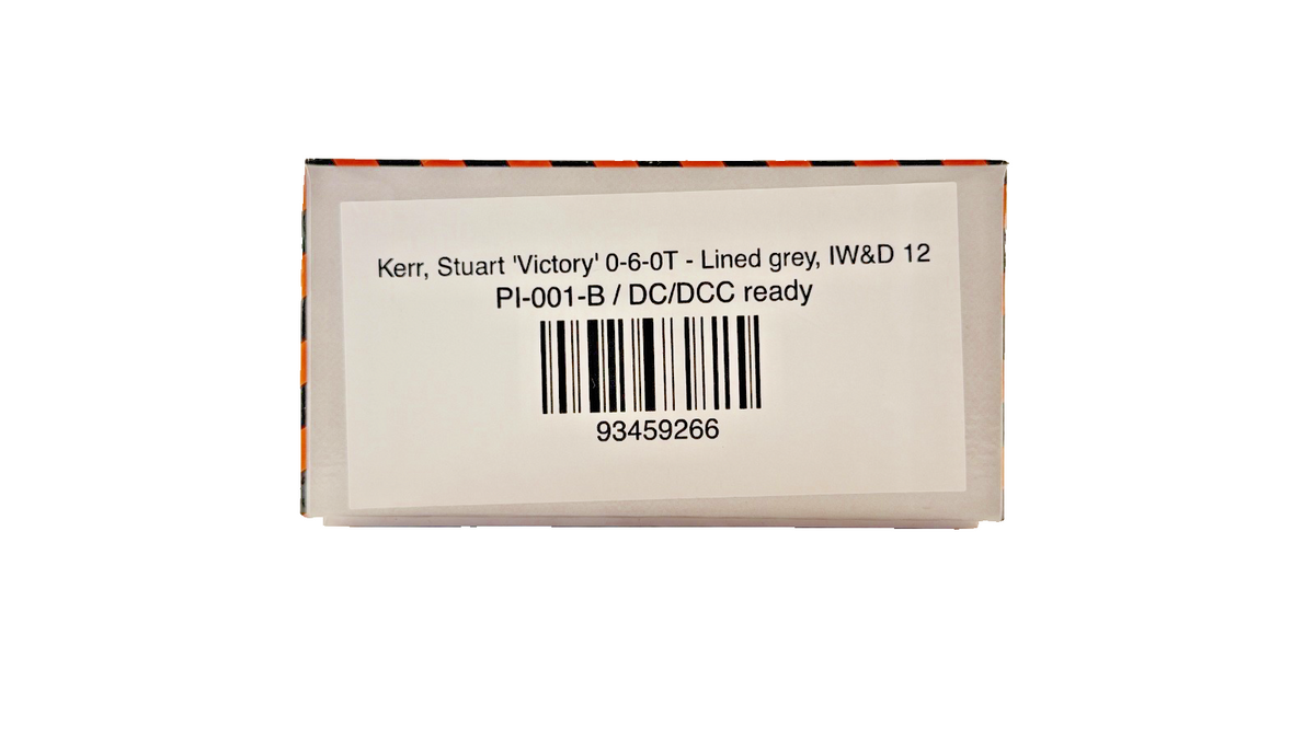 PLANET INDUSTRIAL OO GAUGE - PI-001-B - KERR, STUART VICTORY LINED GREY IW&D 12