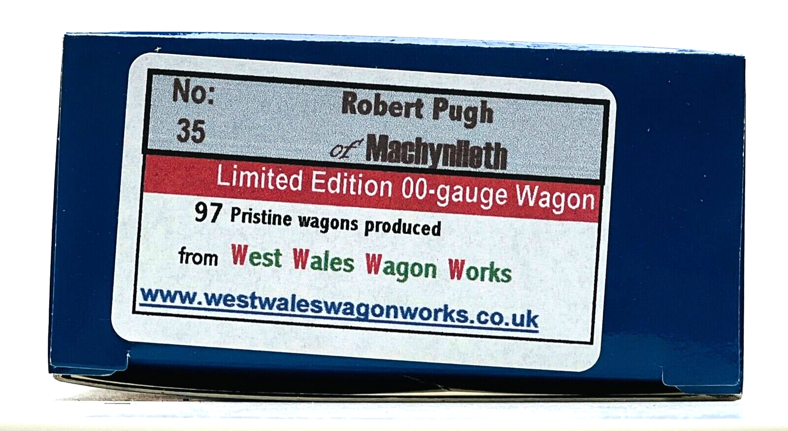 DAPOL 00 GAUGE - ROBERT PUGH OF MACHYNLLETH COAL LIME (WEST WALES WAGON WORKS)