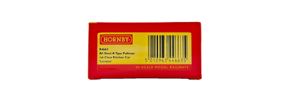 HORNBY OO GAUGE - R4663 - ALL STEEL K TYPE PULLMAN 1ST CLASS KITCHEN CAR LORAINE