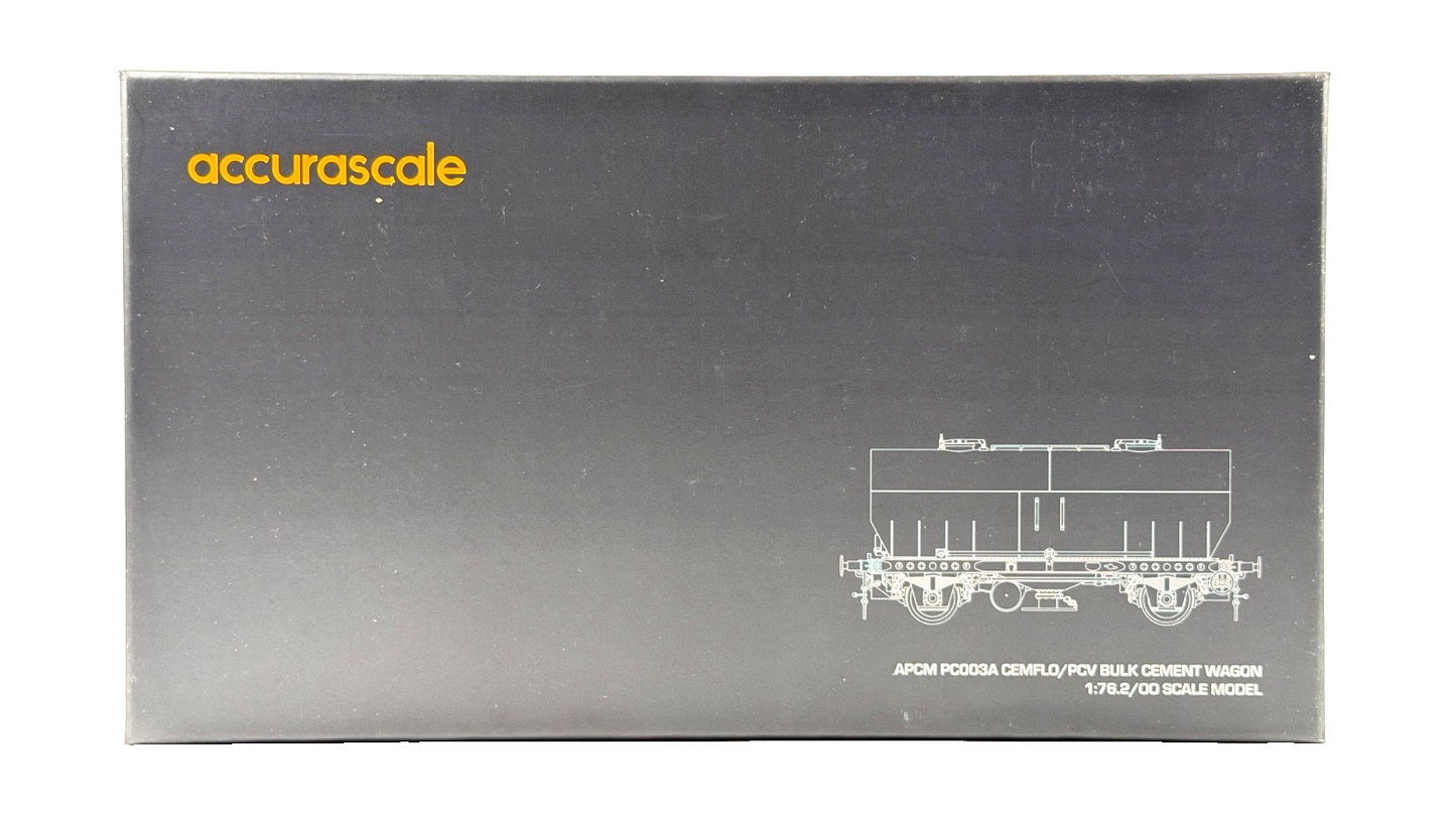 ACCURASCALE OO GAUGE - ACC1054-PCV-E - CEMFLO PCV BULK CEMENT WAGON PRE TOPS