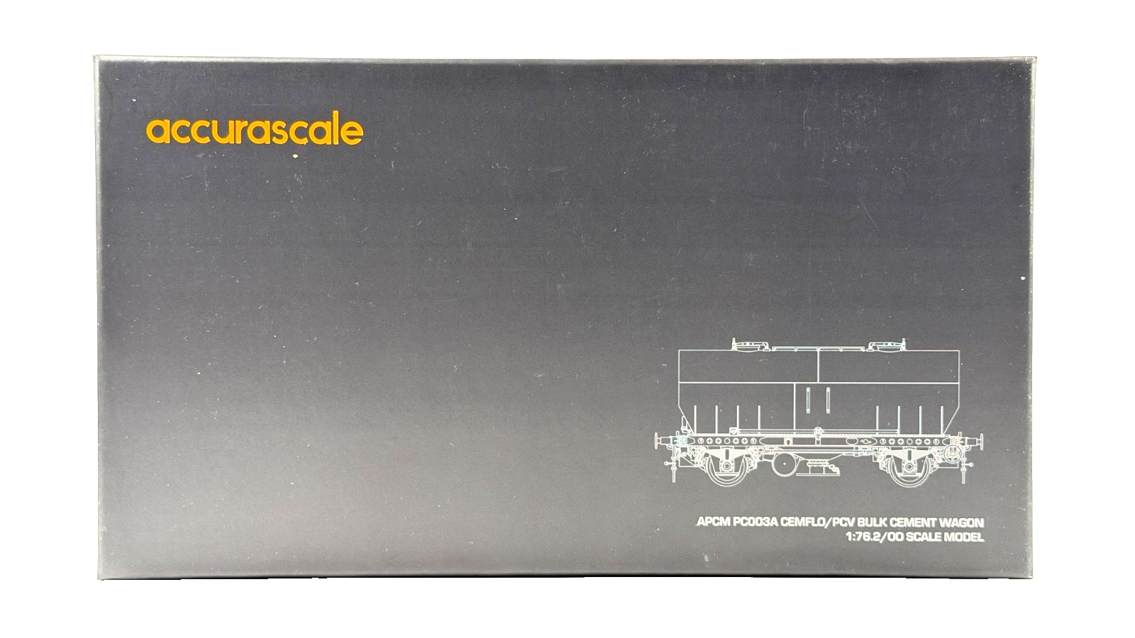 ACCURASCALE OO GAUGE - ACC1054-PCV-E - CEMFLO PCV BULK CEMENT WAGON PRE TOPS