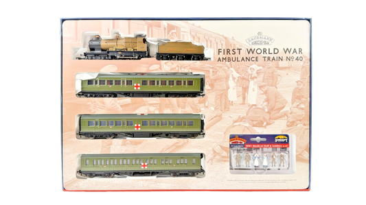 BACHMANN OO GAUGE - 30-325 - FIRST WORLD WAR AMBULANCE TRAIN NO.40 SPECIAL SET