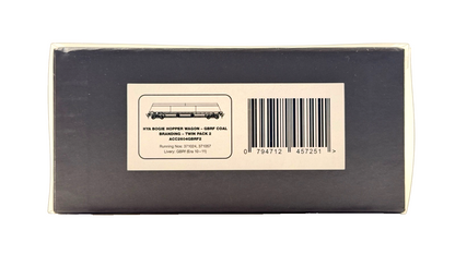 ACCURASCALE OO GAUGE - ACC2604GBRF2 - HYA BOGIE HOPPER WAGON GBRF COAL BRANDING