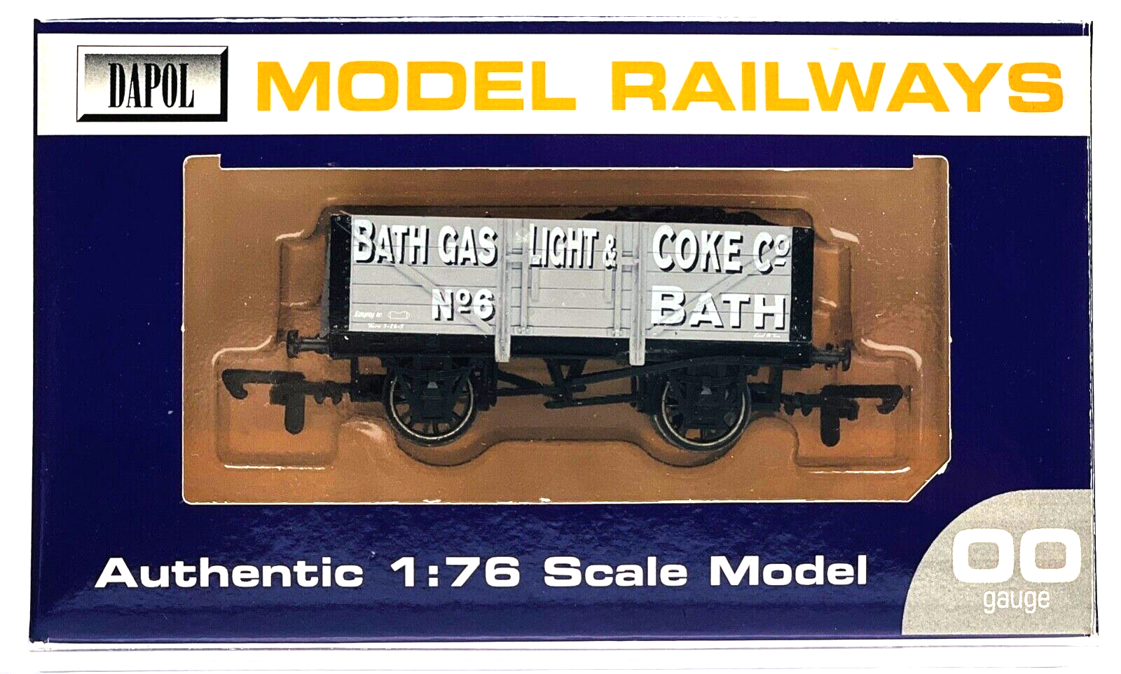 DAPOL 00 GAUGE - BATH GAS LIGHT & COKE CO PLANK WAGON BATH NO.6 (WESSEX WAGONS)