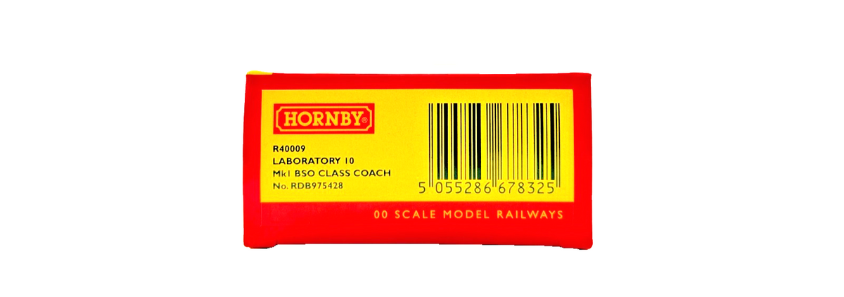 HORNBY OO GAUGE - R40009 - BR RTC BSO CLASS COACH LABORATORY 10 RDB975428