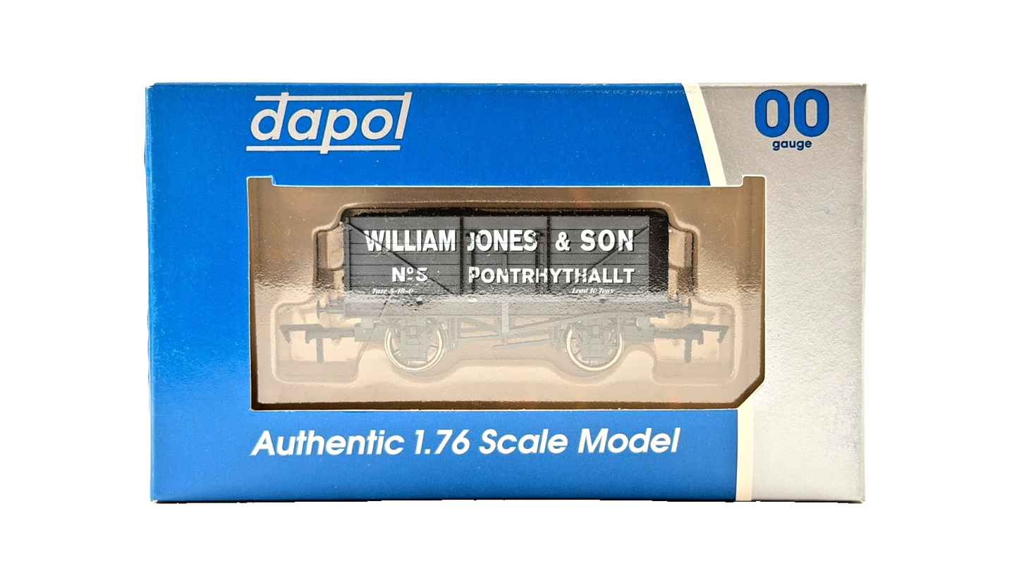 DAPOL 00 GAUGE - WILLIAM JONES & SON PONTRHYTHALLT WAGON NO.5 (LIMITED EDITION)