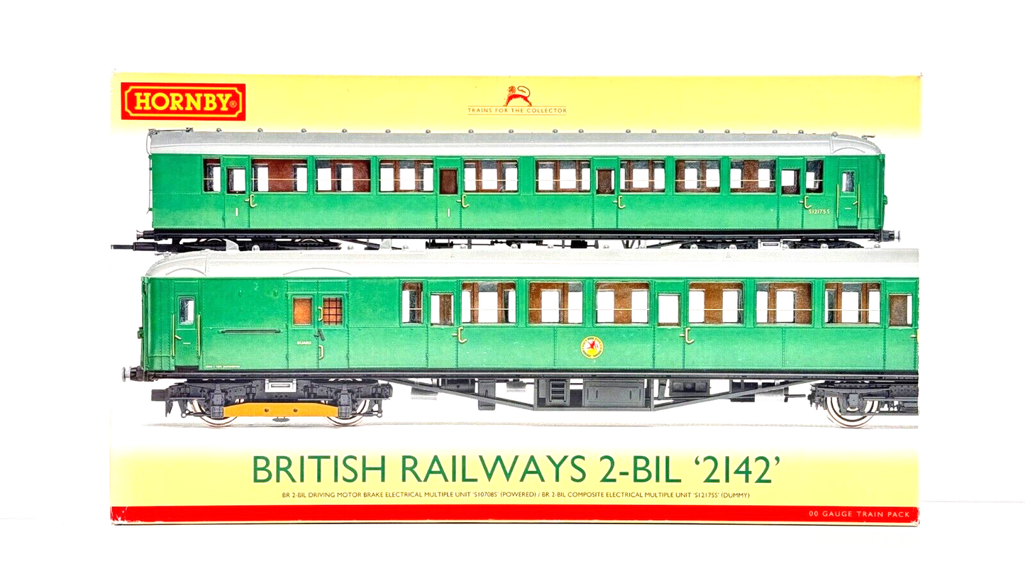 HORNBY 00 GAUGE - R3162A - BRITISH RAILWAYS 2-BIL 2142 TRAIN PACK *WEATHERED