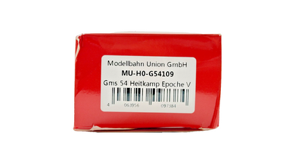 MODELLBAHN UNION HO SCALE - G54109 - HEITKAMP EPOCHE V YELLOW FREIGHT WAGON NEW