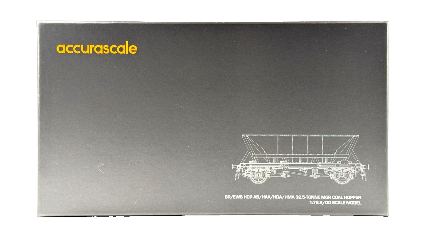 ACCURASCALE OO GAUGE - ACC2585HMA-TC1 - BR/EWS HOP HMA 32.5T MGR COAL HOPPERS