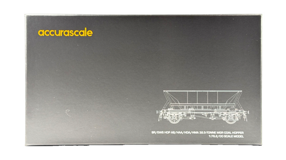 ACCURASCALE OO GAUGE - ACC2585HMA-TC1 - BR/EWS HOP HMA 32.5T MGR COAL HOPPERS