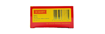 HORNBY OO GAUGE - R4973 - BR BLUE GREY MK1 CATERING (RBR) COACH NO.M1712 BOXED
