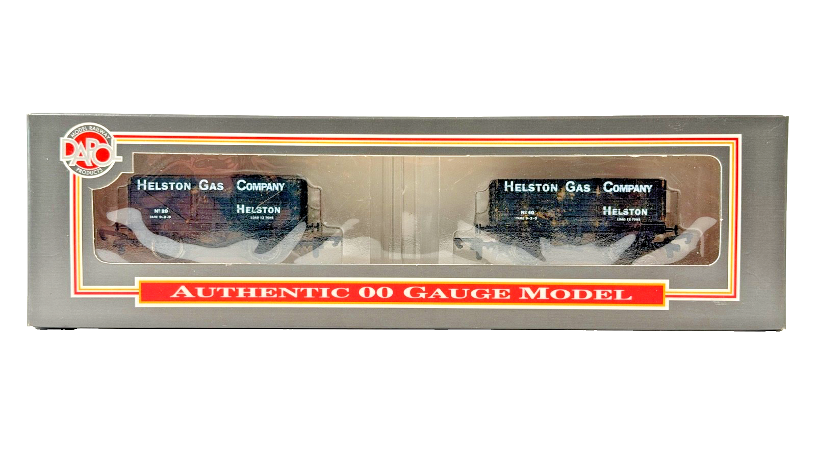 DAPOL 00 GAUGE - HELSTON GAS COMPANY WAGON TWIN PACK 20 & 40 (LIMITED EDITION)