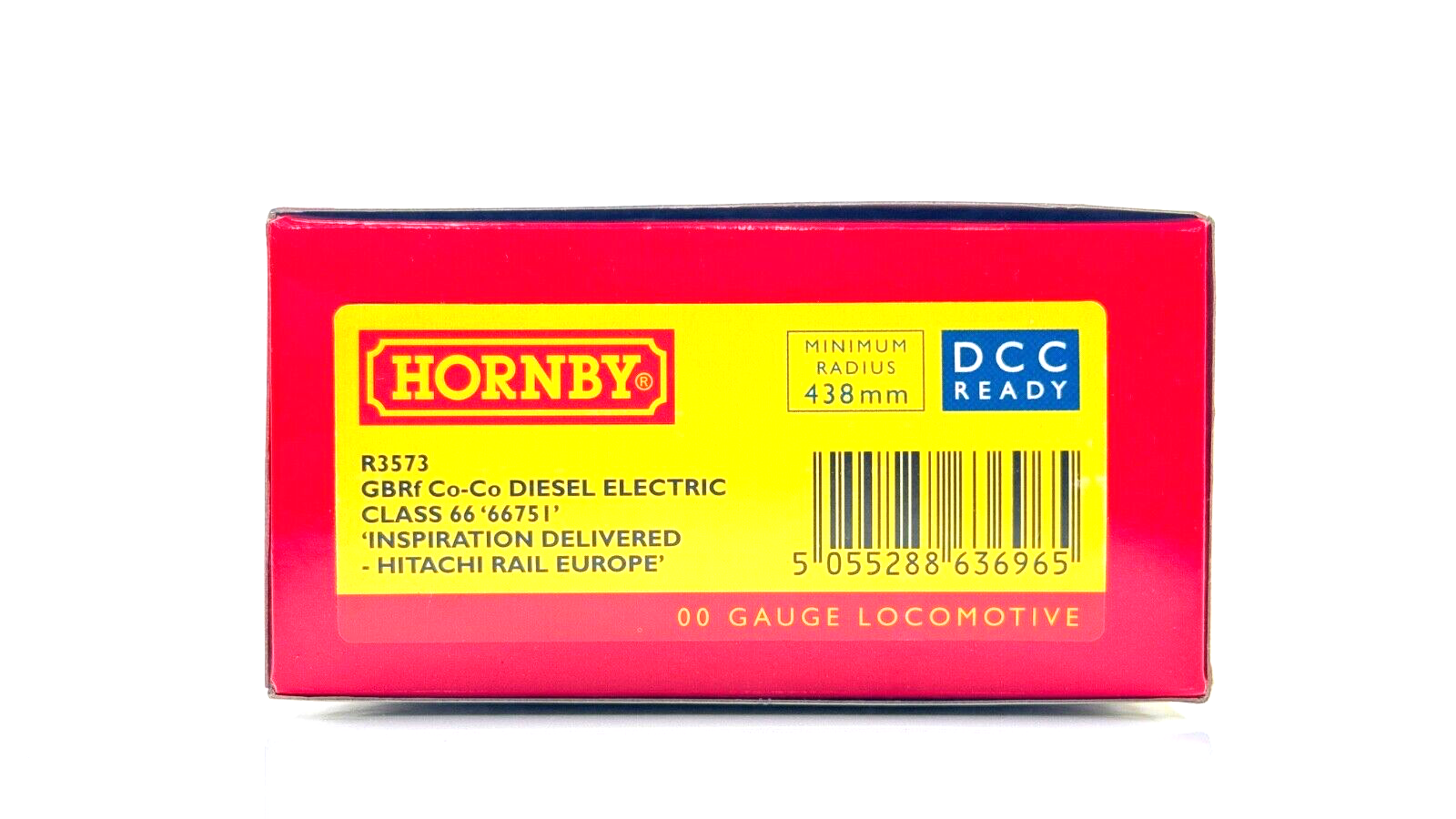 HORNBY 00 GAUGE - R3573 - CLASS 66 GBRF 66751 INSPIRATION DELIVERED - BOXED