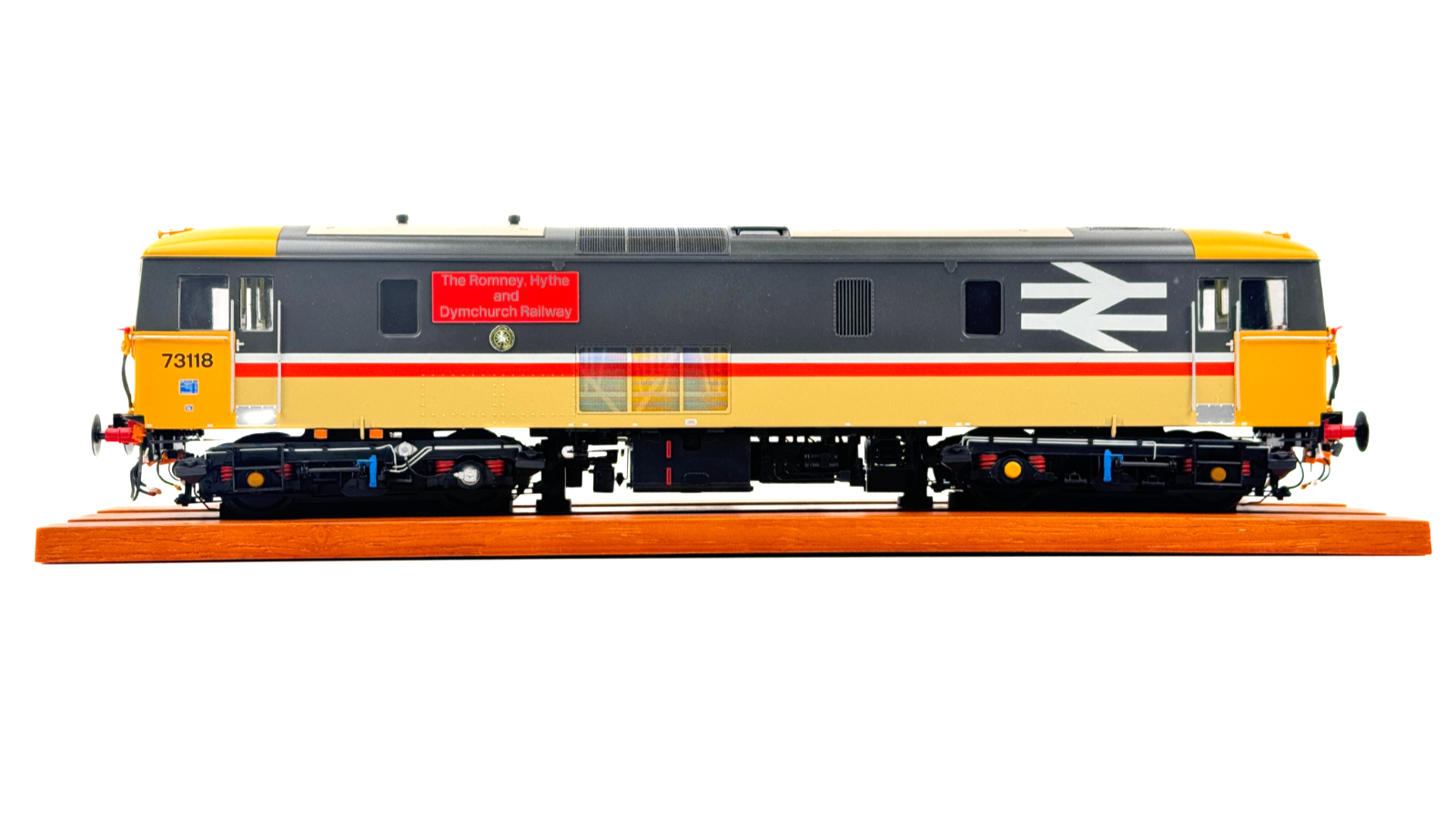 HELJAN O GAUGE - CLASS 73 ELECTRO DIESEL 73118 INTERCITY ROMNEY HYTHE DYMCHURCH