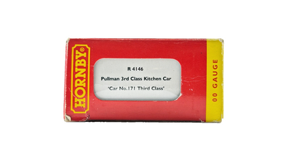 HORNBY 00 GAUGE - R4146 - PULLMAN 3RD CLASS KITCHEN CAR NO.171 THIRD CLASS BOXED