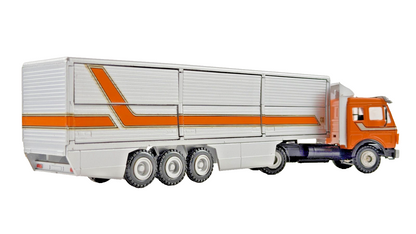 CONRAD 1/50 SCALE DIECAST 1633 MERCEDES BENZ SIDE LOADING TRAILER LORRY UNBOXED