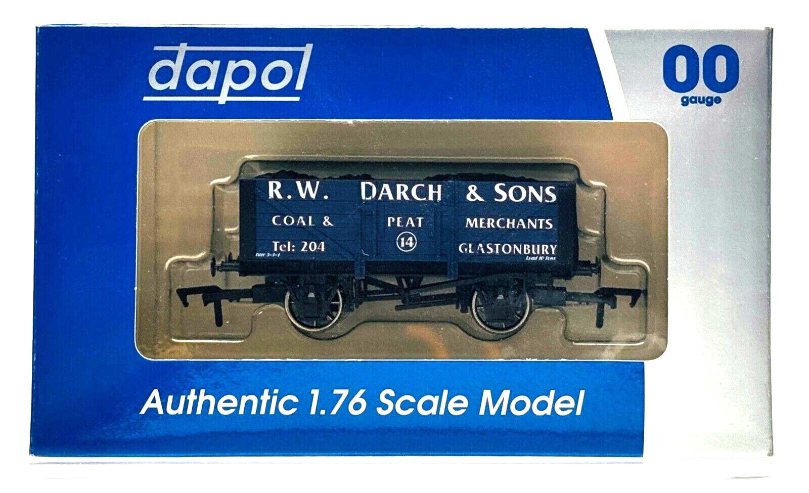 DAPOL 00 GAUGE - R.W DARCH COAL PEAT MERCHANTS GLASTONBURY 14 (LIMITED EDITION)