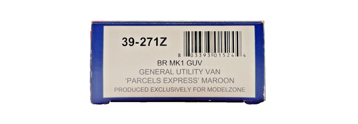 BACHMANN OO GAUGE - 39-271Z - BR MK1 GUV GENERAL UTILITY PARCELS EXPRESS MAROON