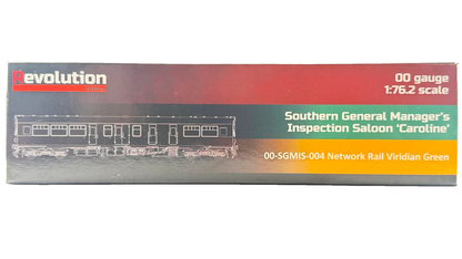 REVOLUTION TRAINS OO GAUGE - OO-SGMIS-004 - NETWORK RAIL VIRIDIAN GREEN CAROLINE