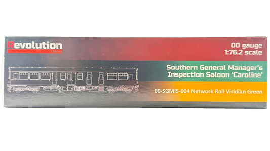 REVOLUTION TRAINS OO GAUGE - OO-SGMIS-004 - NETWORK RAIL VIRIDIAN GREEN CAROLINE
